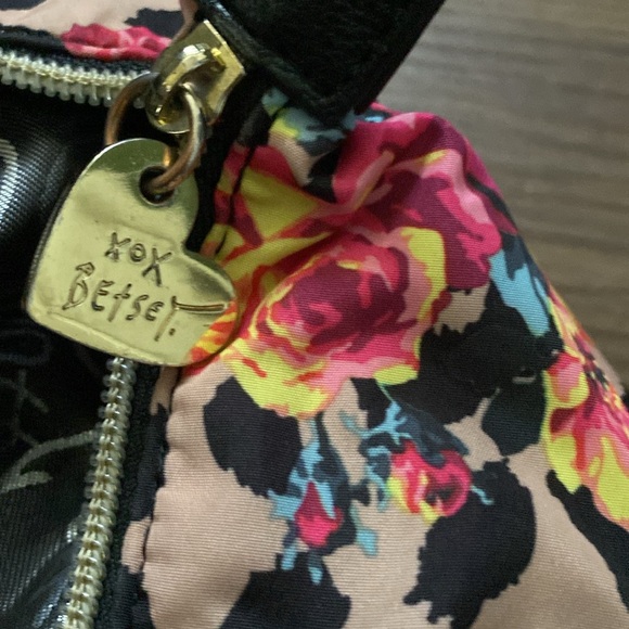 Betsey Johnson - Large Purse - Floral Leopard Print - Picture 5 of 5